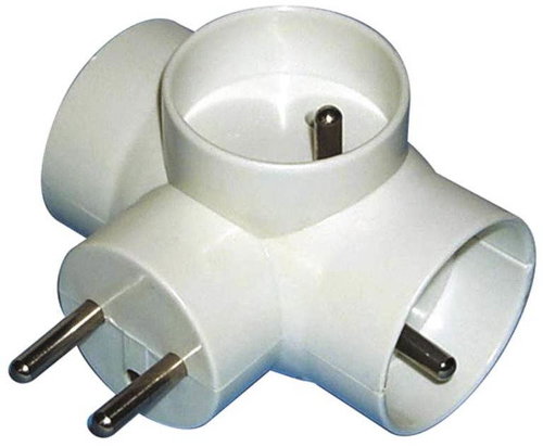 EMOS 3x Round, White - Splitter  - Main image