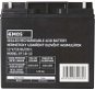 EMOS Maintenance-free lead-acid battery 12 V/18 Ah - UPS Batteries