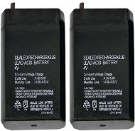 EMOS Maintenance-free Lead-acid Battery 4 V/0.7 AH 2 pcs - Rechargeable Battery
