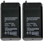 EMOS Wartungsfreie Blei-Säure Batterie 4 V/0,7 Ah - 2 Stück - Akku