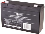 Batéria pre záložný zdroj EMOS Bezúdržbový olovený akumulátor 6 V/12 Ah, faston 4,7 mm - Baterie pro záložní zdroje