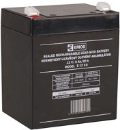 EMOS Karbantartásmentes ólomakkumulátor 12 V/5 Ah, faston 6,3 mm - Szünetmentes táp akkumulátor