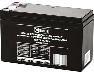 EMOS Bezúdržbový olovený akumulátor 12 V/7 Ah, faston 4,7 mm - Batéria pre záložný zdroj