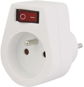 Socket EMOS Socket with Switch, White - Zásuvka