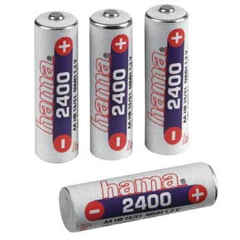 Hama Akumulátory AA tužkový NiMH 2400mAh 4ks - Disposable Battery - Fő fotó