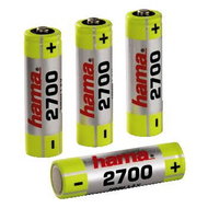 Hama Akumulátory AA tužkový NiMH 2700mAh 4ks - Disposable Battery