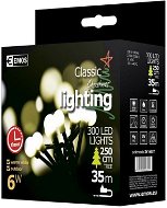 EMOS LED-Weihnachtslichterkette - Kugeln, 30m, warmweiss, Timer - Weihnachtskette