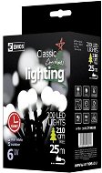 EMOS LED vianočná cherry reťaz – guľôčky, 20 m, studená biela, časovač - Vianočná reťaz