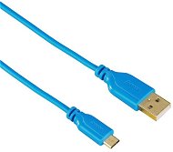 Hama prepojovací USB A (M) - micro B (M) 0.75m modrý - Dátový kábel