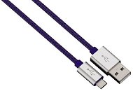 Hama Color Line USB A - Micro USB B, 1m, blue - Data Cable