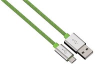 Hama Color Line USB A - Micro USB B, 1m, zöld - Adatkábel