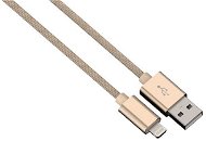Hama USB Color Line A - Lightning, 1m, arany - Adatkábel