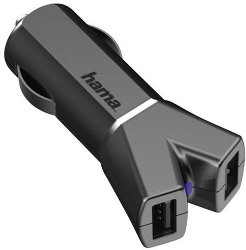 Hama Color Line USB AutoDetect 3.4A, titanium - Car Charger - Main image