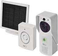 Zvonček s kamerou Emos GoSmart Domový bezdrôtový batériový zvonček s kamerou IP-09D s WiFi a solárnym panelom - Videozvonek