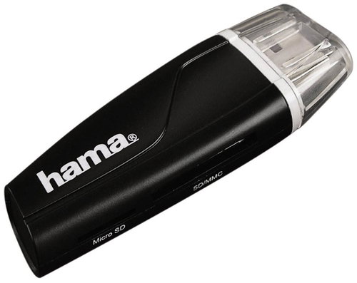 Hama USB 2.0 Black - Card Reader - Main image