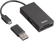 Hama USB 2.0 OTG Hub/Card Reader - Card Reader