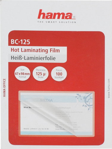 Hama Heißlaminierfolien 50060 - Laminierfolie - Hauptbild