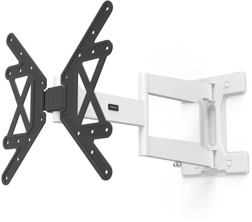 Hama VESA 400x400 Ultraslim, pohyblivý, prodloužený, černo-bílý - TV Mount - Main image