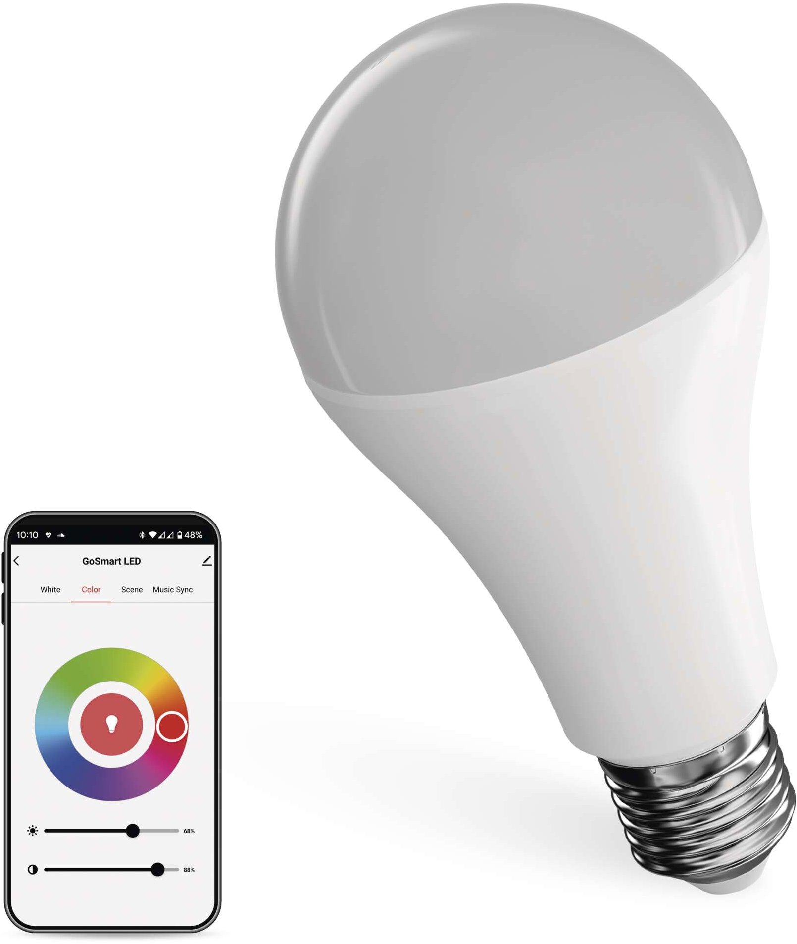 EMOS GoSmart A65 E27 14 W (94 W) 1400 lm RGB dimmelhető Zigbee