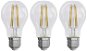 EMOS Filament A60 / E27 / 3,8 W (60 W) / 806 lm / teplá bílá, 3 ks - LED žárovka