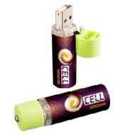 CELL PowerBoy USB - akumulátory AA tužkové NiMH 1450mAh nabíjení přes USB 2ks  - -