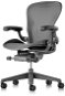 HERMAN MILLER Aeron, velikost B, pro tvrdé podlahy - černá - Kancelářská židle