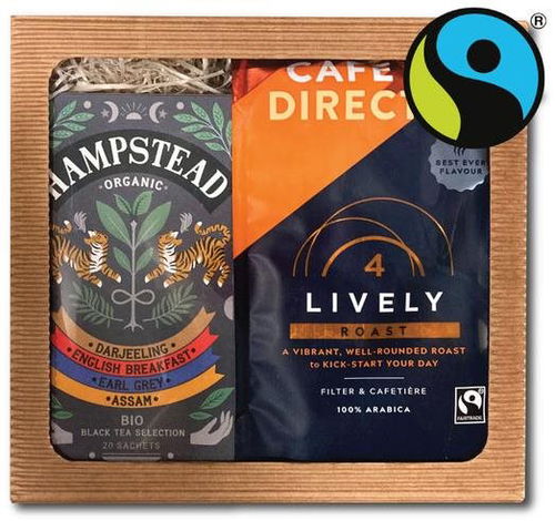 Hampstead Tea Dárkový balíček Selekce černých čajů 20ks a Cafédirect Lively mletá káva 227g - Čaj - Hlavní obrázek