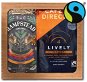 Hampstead Tea Gift pack Selection of black teas 20pcs and Cafédirect Lively ground coffee 227g - Tea