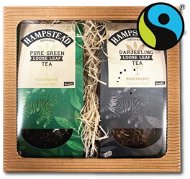 Hampstead Tea Gift pack Organic green loose tea and Organic Darjeeling black loose tea 100g - Tea