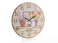 HOME DECOR Wall Clock Flower mix 34 cm - Wall Clock
