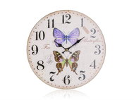 HOME DECOR Wall Clock Butterflies 34 cm - Wall Clock