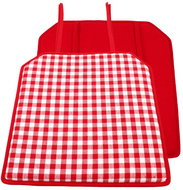 Home Elements Seat cushion 40 × 40 cm, Red checkered - Pillow Seat
