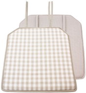 Home Elements Seat cushion 40 × 40 cm, Grey checkered - Pillow Seat