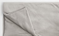 Home Elements Microflannel sheet, grey, 90 x 200 cm - Bedsheet