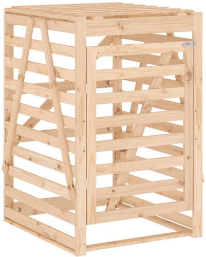 SHUMEE Úložný box na popelnici 84 × 90 × 128,5 cm, masivní borové dřevo - Bin Shed - Main image