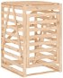 SHUMEE Úložný box na smetnú nádobu 84 × 90 × 128,5 cm, masívne borovicové drevo - Prístrešok na smetné nádoby