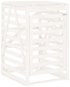 SHUMEE Úložný box na popelnici 84 × 90 × 128,5 cm, masivní borovice, bílý - Bin Shed