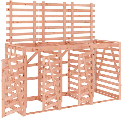 SHUMEE Úložný box na tři popelnice, masivní dřevo douglasky - Bin Shed - Main image