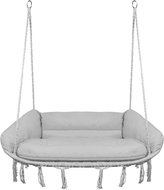 Aga Hanging armchair, double, light grey - Hanging Chair