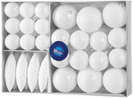 STRENDPRO MagicHome Christmas decorations - balls, white, 31 pcs - Christmas Ornaments