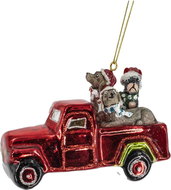COLMORE BY DIGA Vánoční ozdoba - Auto s pejsky - Vánoční ozdoby