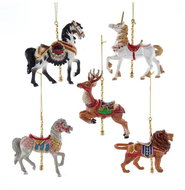 KURT ADLER Christmas ornament - Carousel animal, 1pc - Christmas Ornaments