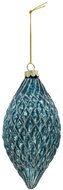 CLAYRE & EEF Christmas ornament - Blue teardrop with decoration - Christmas Ornaments