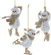 KURT ADLER Christmas ornament - Snowman on skates 1 pc - Christmas Ornaments