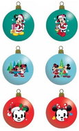 KURT ADLER Disney Colourful balls Mickey & Minnie, diameter 8 cm - Christmas Ornaments