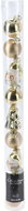 H&L Set of Christmas decorations 3 cm, 9 pcs, white - Christmas Ornaments