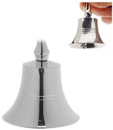 H&L Vánoční zvonek, 11 cm, stříbrný, varianta B - Christmas Decoration