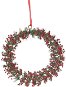 Christmas Wreath H&L Věnec se třpytkami a bobulemi, 26 cm - Vánoční věnec