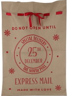 H&L Pytel na vánoční dárky 70 × 100 cm, přírodní - Christmas Decoration