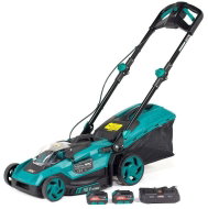 NAC Rotary Lawnmower AKU LB-2B40-40-2×20 V (2x4 Ah) - Cordless Lawn Mower